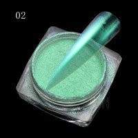 BIN Ice Fantasy Transparent Nail Color Powder Pigment