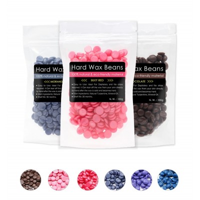 Hard Wax Black Beans Hot Waxing Depilatory Pearl Without Strip Hair Removal Wax