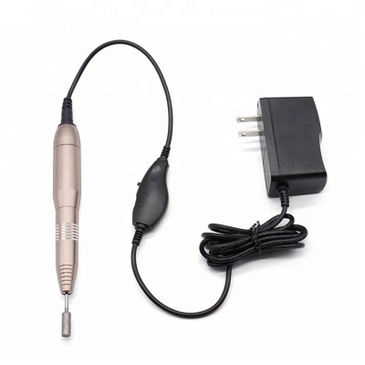 Electric Nail Drill Pen Shape Stable Power Nail Grinder Sanding Carving Machine Manicure Pedicure Tools