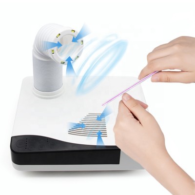 Strong Nail Fan Dust Collector Suction With Nail File Machine For Manicure Pedicure